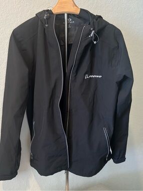 Vantage Boeing Windbreaker Jacket Hooded Rain Coat Lightweight Women’s Small